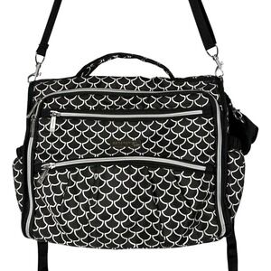 Bananafish Studio Backpack Diaper Bag Black Triple Go Duffle Adjustable Straps‎